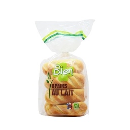 PAN DE LECHE 8 UD 280G ECO BIEN