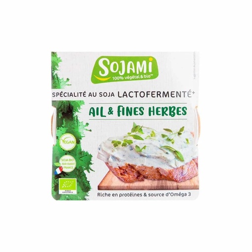 [29286] CREMA DE SOJA LACTOFERMENTADA AJO Y FINAS HIERBAS 125G SOJAMI