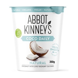 POSTRE DE COCO NATURAL DAILY DELIGTH BIO 350G ABBOT KINNEY