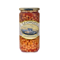 GARBANZOS ESTOFADOS 700G CACHOPO