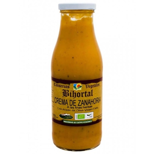 [2491] CREMA DE ZANAHORIA 500ML BIHORTAL
