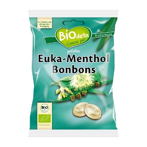 [27296] CARAMELOS RELLENOS DE EUCALIPTO Y MENTOL 75G BIODETA