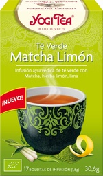 INFUSIÓN TÉ VERDE MATCHA LIMÓN 17UD 30,6G YOGI TEA