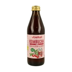 KOMBUCHA DE CEREZA Y MENTA 330ML VOELKEL