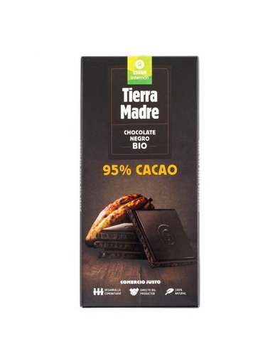 [23517] CHOCOLATE NEGRO 95% 80G TIERRA MADRE