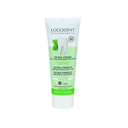 DENTÍFRICO MENTA EXTRA FRESCO 75ML LOGONA