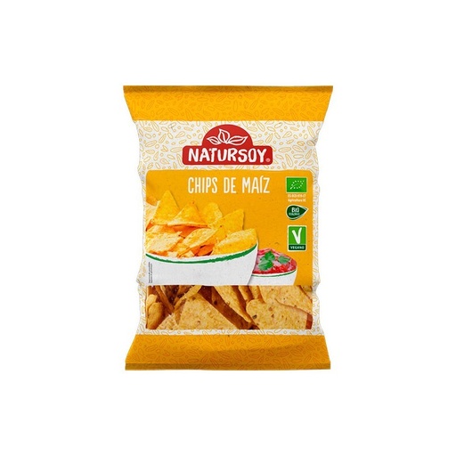 [2051] CHIPS MAÍZ NATURAL 125G NATURSOY