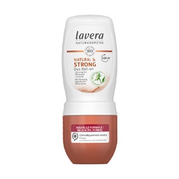 DESODORANTE ROLL-ON 48H + STRONG & NATURAL 50ML LAVERA