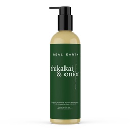 CHAMPÚ DE SHIKAKAI Y CEBOLLA 500ML REAL EARTH