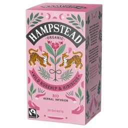 INFUSIÓN ROSA E HIBISCO 20UD 30G HAMPSTEAD