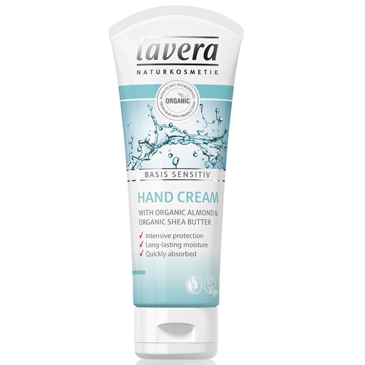 [15483] CREMA MANOS BASIS SENSITIV 75ML LAVERA