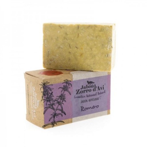 [27483] CHAMPÚ SÓLIDO ROMERO 120G JABÓN DE ZORRO