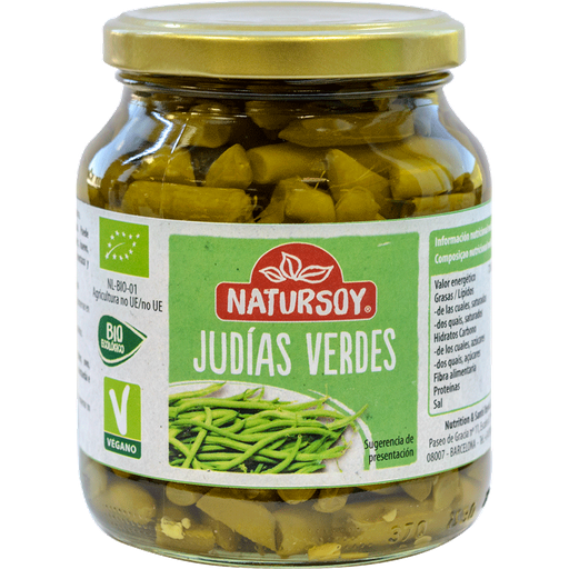 [22395] JUDIAS VERDES REDONDAS 340G NATURSOY