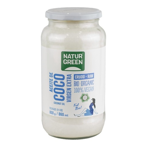 [19933] ACEITE VIRGEN DE COCO 800G NATURGREEN