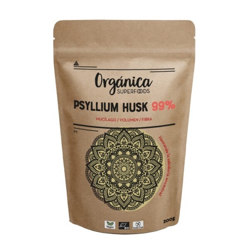 [28843] PSYLLIUM HUSK 200G ORGANICA SUPERFOODS