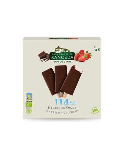 [16229] HELADO BOMBON FRESA 3x85ML CASA XANCEDA