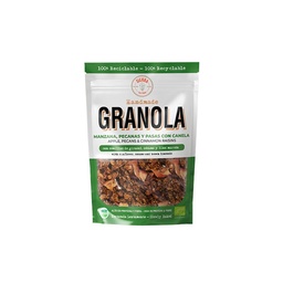 GRANOLA DE MANZANA, PECANAS, PASAS Y CANELA 300G SIERRA