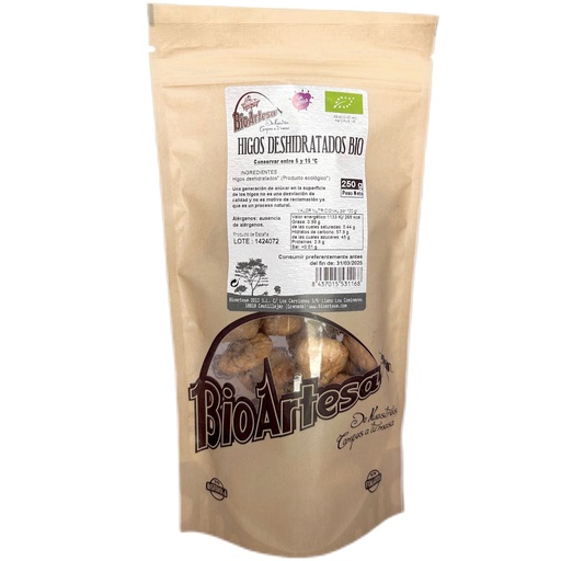 [20927] HIGOS DESHIDRATADOS 250G BIOARTESA