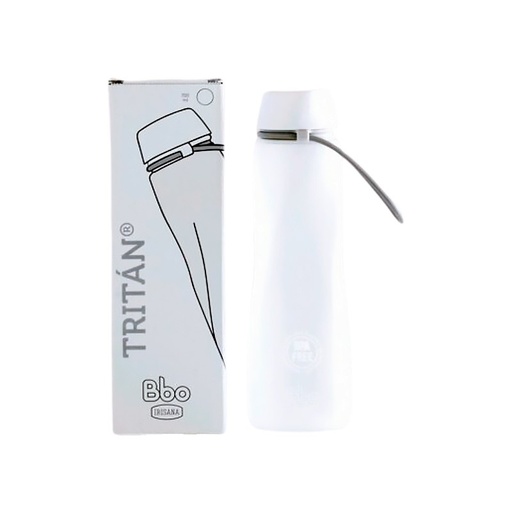 [21251] BOTELLA TRITAN 550ML BLANCO IRISANA