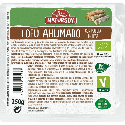 [18565] TOFU AHUMADO 250G NATURSOY