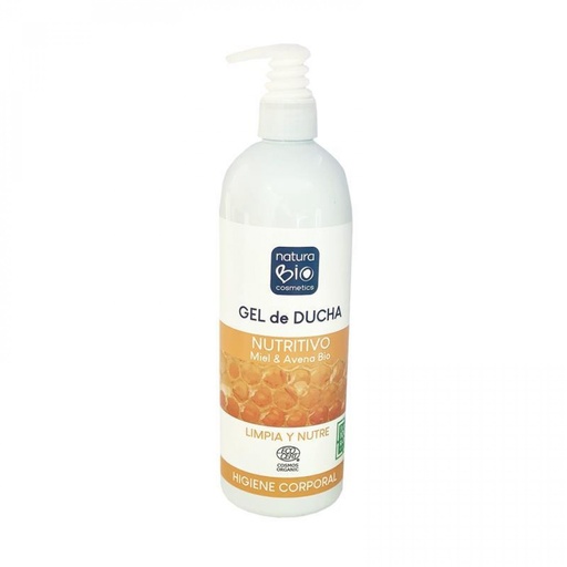 [21561] GEL DUCHA NUTRITIVO MIEL & AVENA BIO 740ML NATURABIO