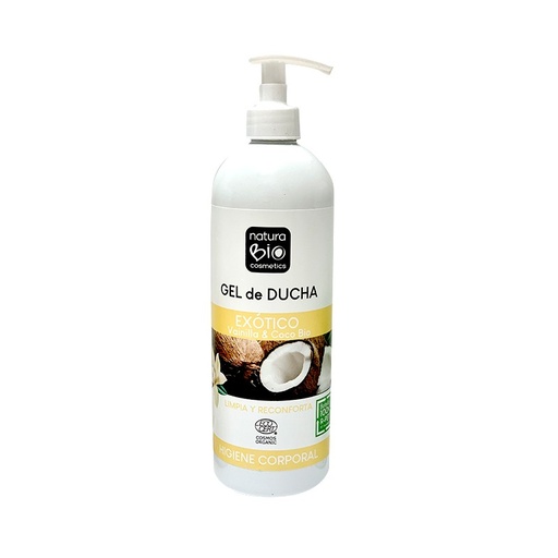 [22810] GEL DUCHA EXOTICO VAINILLA & COCO 740ML NATURABIO