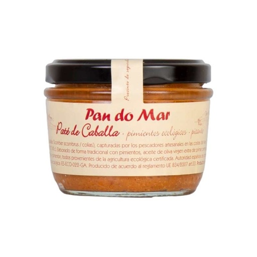 [1507] PATÉ CABALLA PIMIENTOS 125G PAN DO MAR