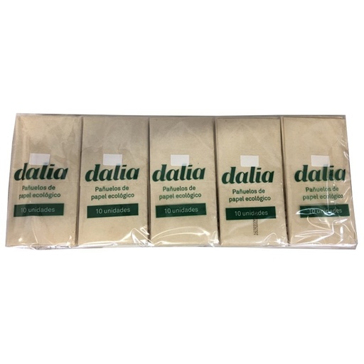 [21461] PAÑUELOS DE BOLSILLO 10U SIN BLANQUEAR DALIA