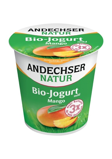 [836] YOGUR CREMOSO DE MANGO 150G ANDECHSER