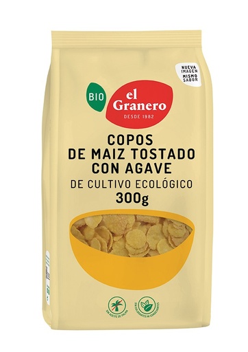 [5737] COPOS DE MAÍZ TOSTADOS CON AGAVE 300G EL GRANERO