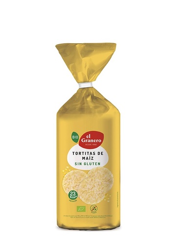 [28930] TORTITAS MAÍZ SIN GLUTEN 130G GRANERO