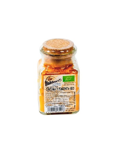 [13967] CÚRCUMA Y PIMIENTA MOLIDA 85G BIOARTESA