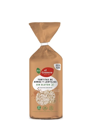 [17254] TORTITAS ARROZ Y LENTEJAS 115G EL GRANERO