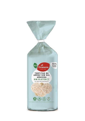 [1645] TORTITAS ARROZ SIN SAL 115G EL GRANERO