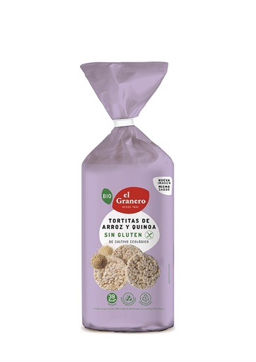 [10191] TORTITAS ARROZ QUINOA Y TAMARI 120G EL GRANERO