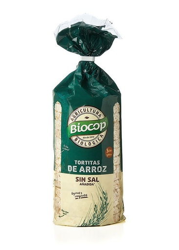 [1834] TORTITAS ARROZ S/SAL 200G BIOCOP