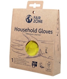 GUANTES LÁTEX 100% NATURAL TALLA L FAIR ZONE