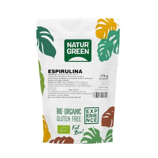 [21604] EXPERIENCE ESPIRULINA DOYPACK 175G NATURGREEN