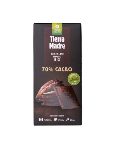 [23515] CHOCOLATE NEGRO 70% 100G TIERRA MADRE