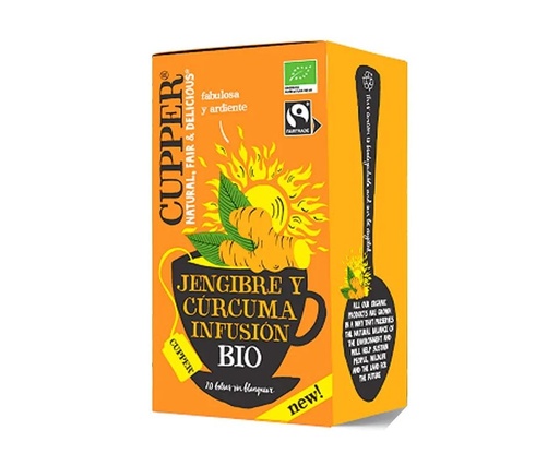 [22854] INFUSIÓN JENGIBRE Y CÚRCUMA 20UD CUPPER