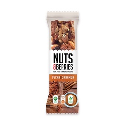 BARRITA NUECES CANELA 40G NUTS BERRIES