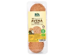 GALLETAS DE AVENA COCO Y AGAVE BIO 175G SOL NATURAL