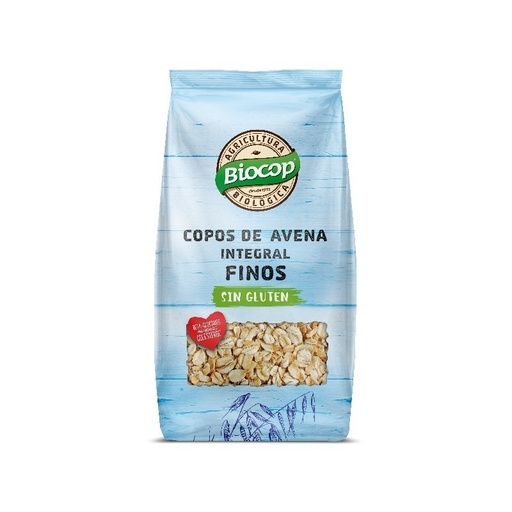 [23491] COPOS DE AVENA INTEGRAL FINOS SIN GLUTEN 500G BIOCOP