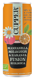 BEBIDA DE MANZANILLA, MELOCOTN Y NARANJA 250 ML CUPPER