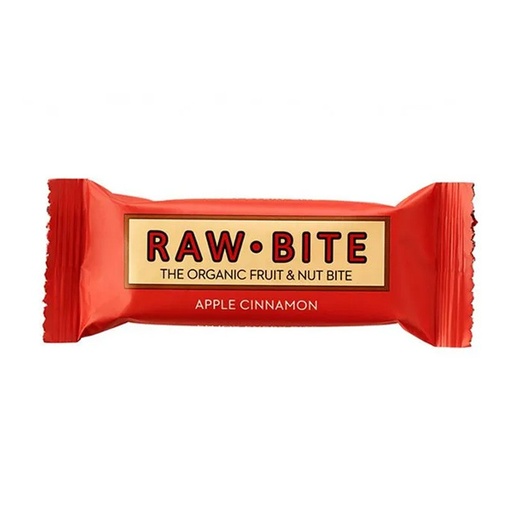[30129] BARRITA MANZANA Y CANELA 50G RAW BITE