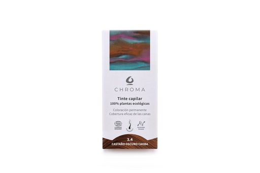 [30379] TINTE CASTAÑO OSCURO CAOBA 3.4 100G CHROMA