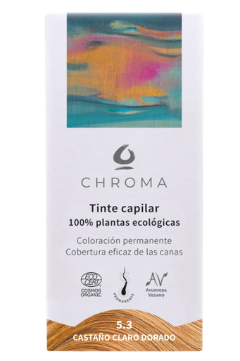 [30384] TINTE CASTAÑO CLARO DORADO 5.3 100G CHROMA