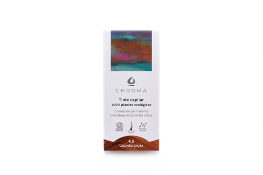 [30385] TINTE CASTAÑO CAOBA 4.5 100G CHROMA