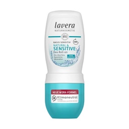DESODORANTE ROLL-ON 48H BASIS SENSITIVE 50 ML LAVERA