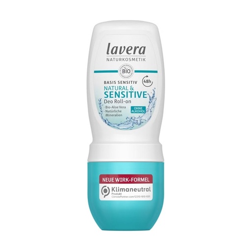 [30398] DESODORANTE ROLL-ON 48H BASIS SENSITIVE 50 ML LAVERA